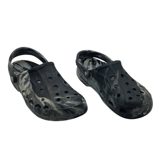 Crocs Classic Baya Clog Marble Black & White Men 9 Women 11 - Picture 2 of 5